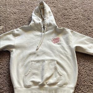 Men's Santa Cruz Cream Hoodie sweatshirt